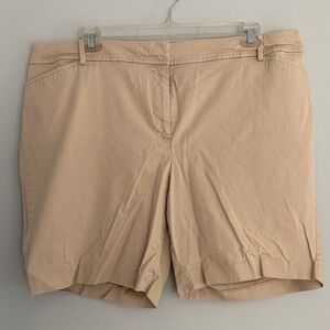 Talbots Beige Bermuda Shorts